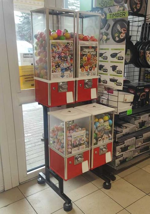 Automat sprzedający kulki piłki zabawki Współpraca dodatkowy zysk