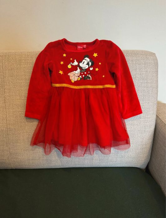 Sukienka swiateczna bozonarodzeniowa z tiulem