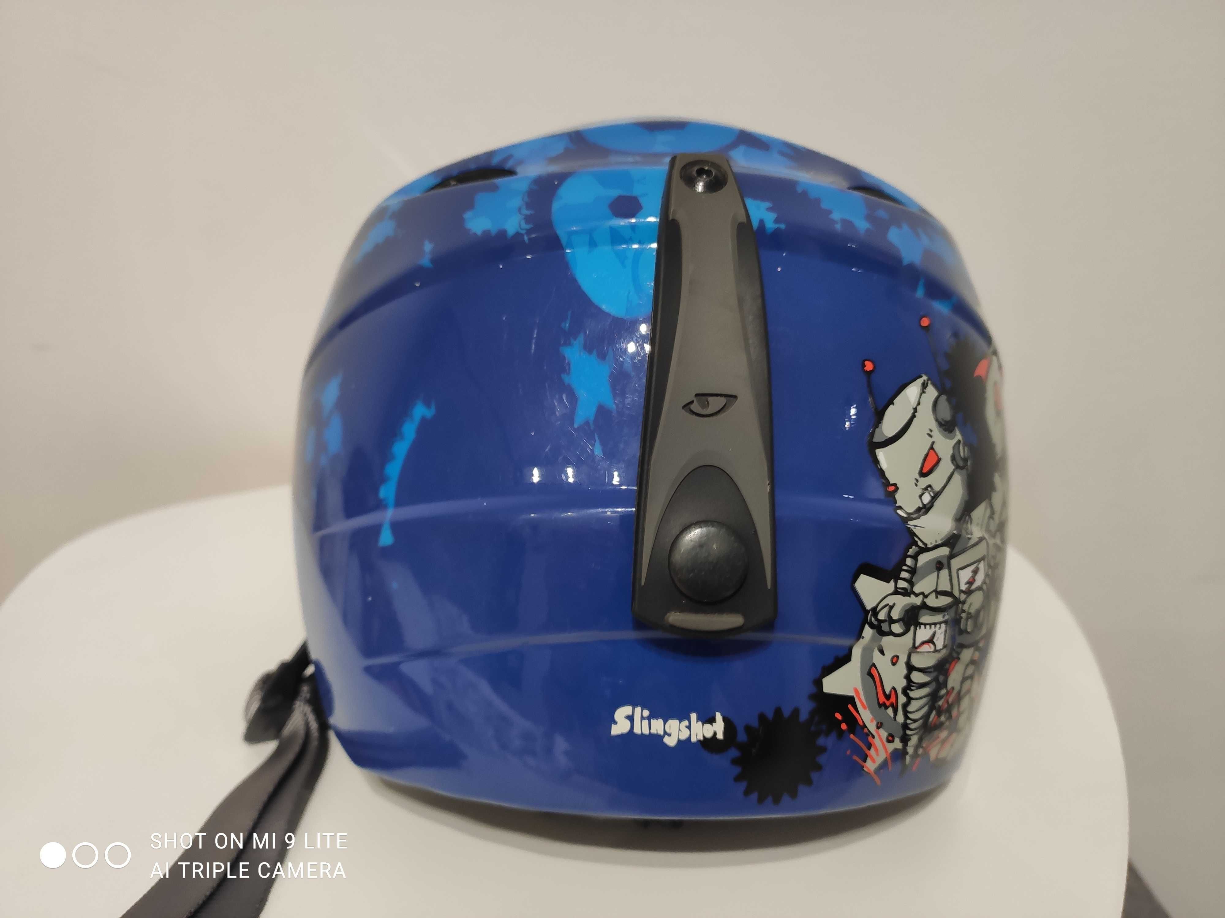 Kask JUNIOR Giro Slingshot dziecięcy, narty, snowboard gogle Campus