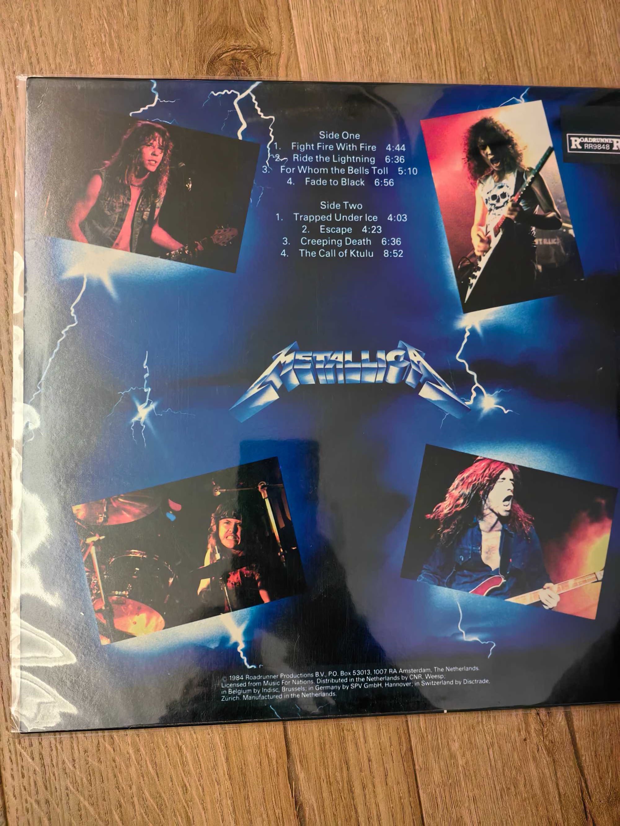 Metallica Ride the lighting vinyl