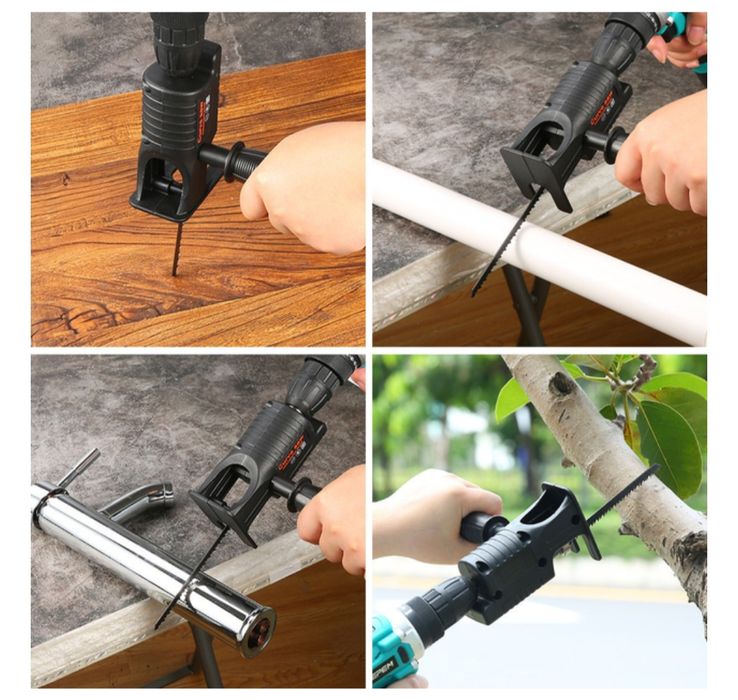 Насадка адаптер на дриль шуруповерт, шабельна пила лобзик