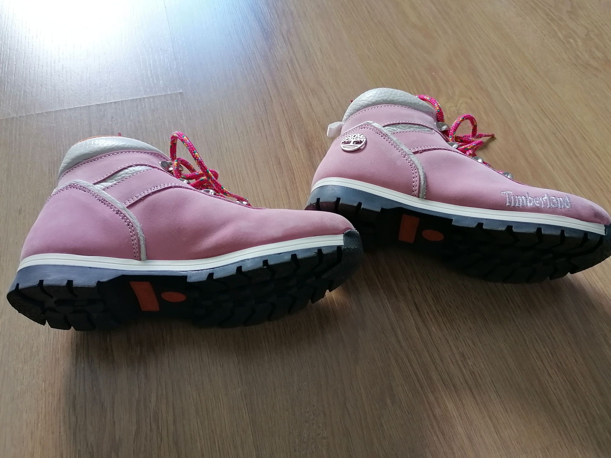 Botas timberland n°32 (rosa)