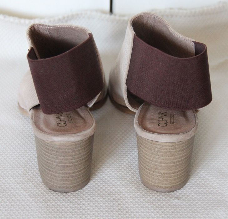 OCHNIK buty sandałki skóra naturalna skórzane beżowe 38