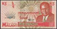 Malawi 5 kwacha 1995 - stan bankowy UNC