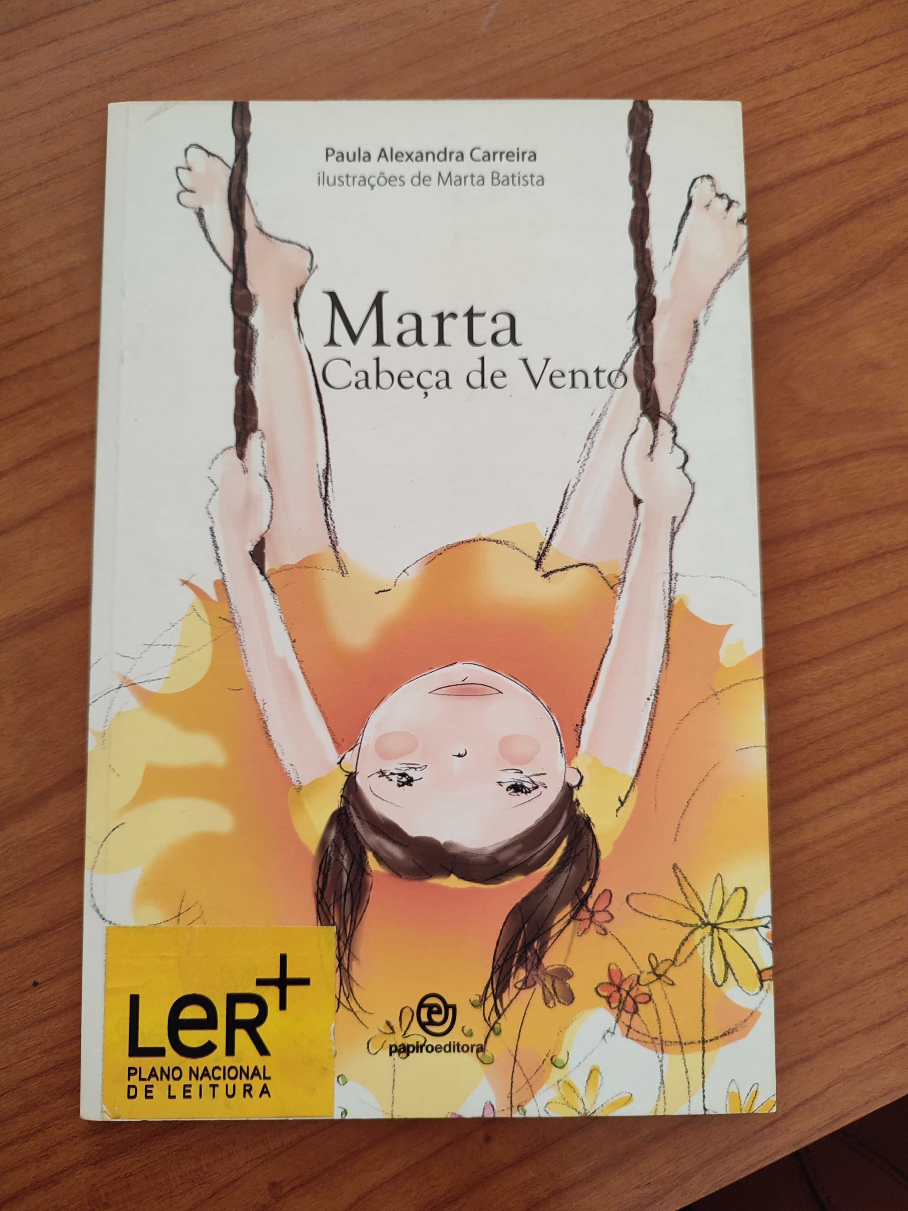 Livro Marta Cabeça de Vento