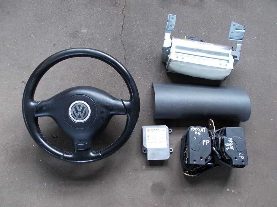 poduszki sensor napinacze pasów komplet VW PASSAT B5 lift