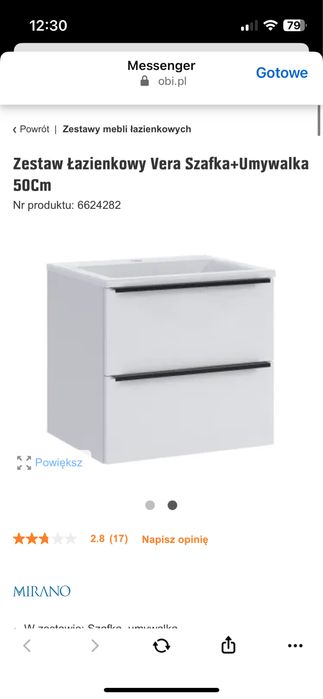 Zestaw łazienkowy Nowy zapakowany