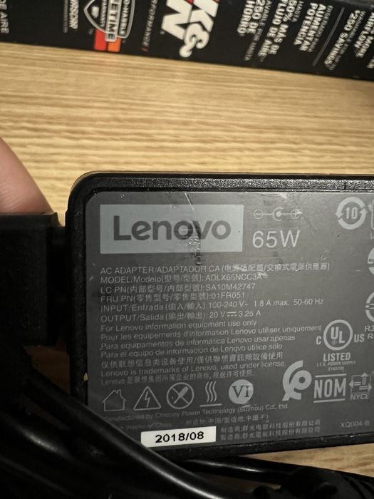 Carregador original Lenovo 65w adlx65ncc3a