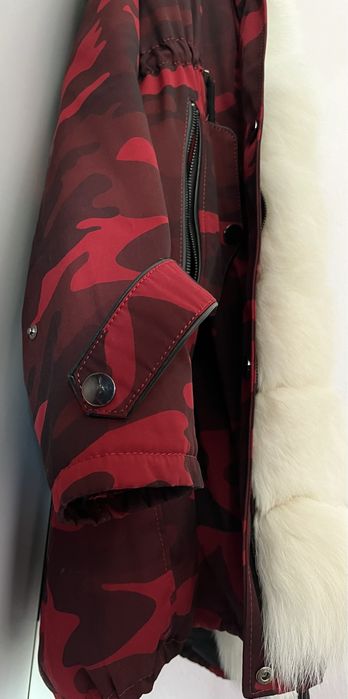 Пуховик женский стиль милитари