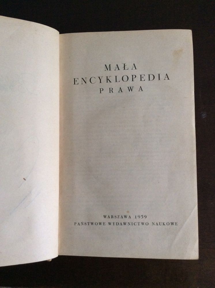 Mała Encyklopedia Prawa 1959