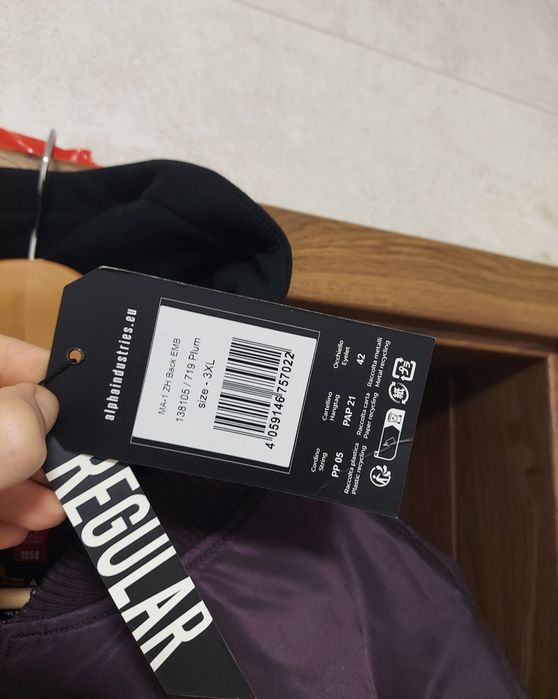 Kurtka bomberka Alpha Industries MA-1 ZH Back EMB rozmiar XXXL