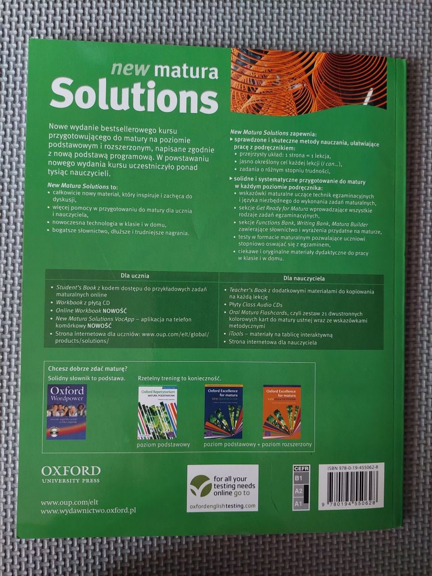 New Matura Solutions. Elementary Student's Book