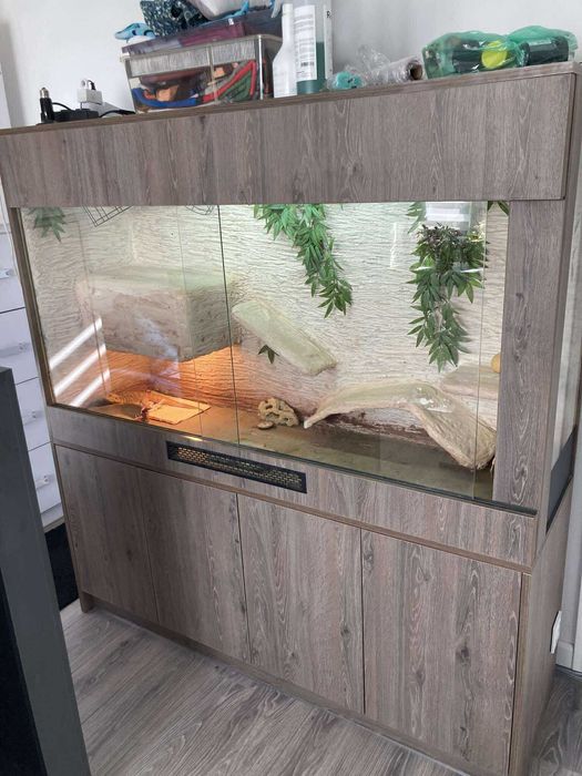 Duże terrarium dla gadów