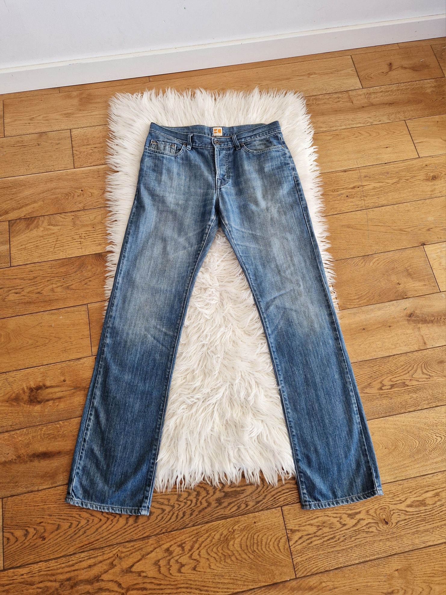 Boss Orange 34/34 M L jeansy spodnie jeansowe męskie dżinsy niebieskie