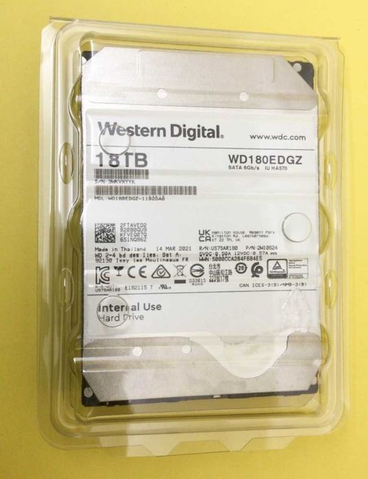 Disco Rigido WD HA570 Server Grade - 18TB - SATA3 - Como novo