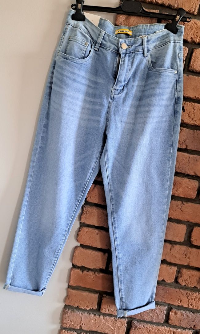 Spodnie jeansowe MomFit roz. S M.Sara