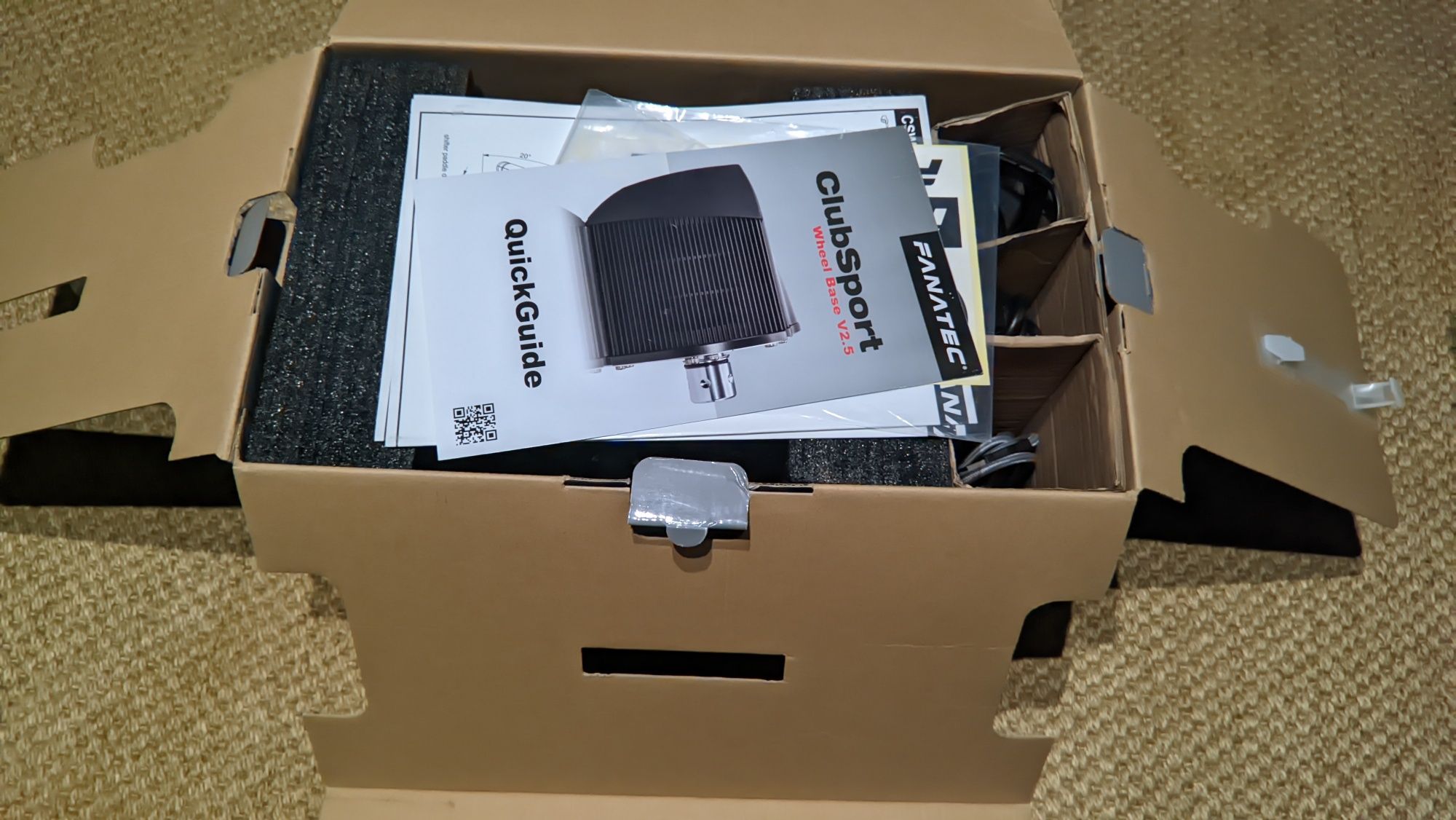 Base 2.5 e volante BMW M3 GT2  Fanatec  em excelente estado