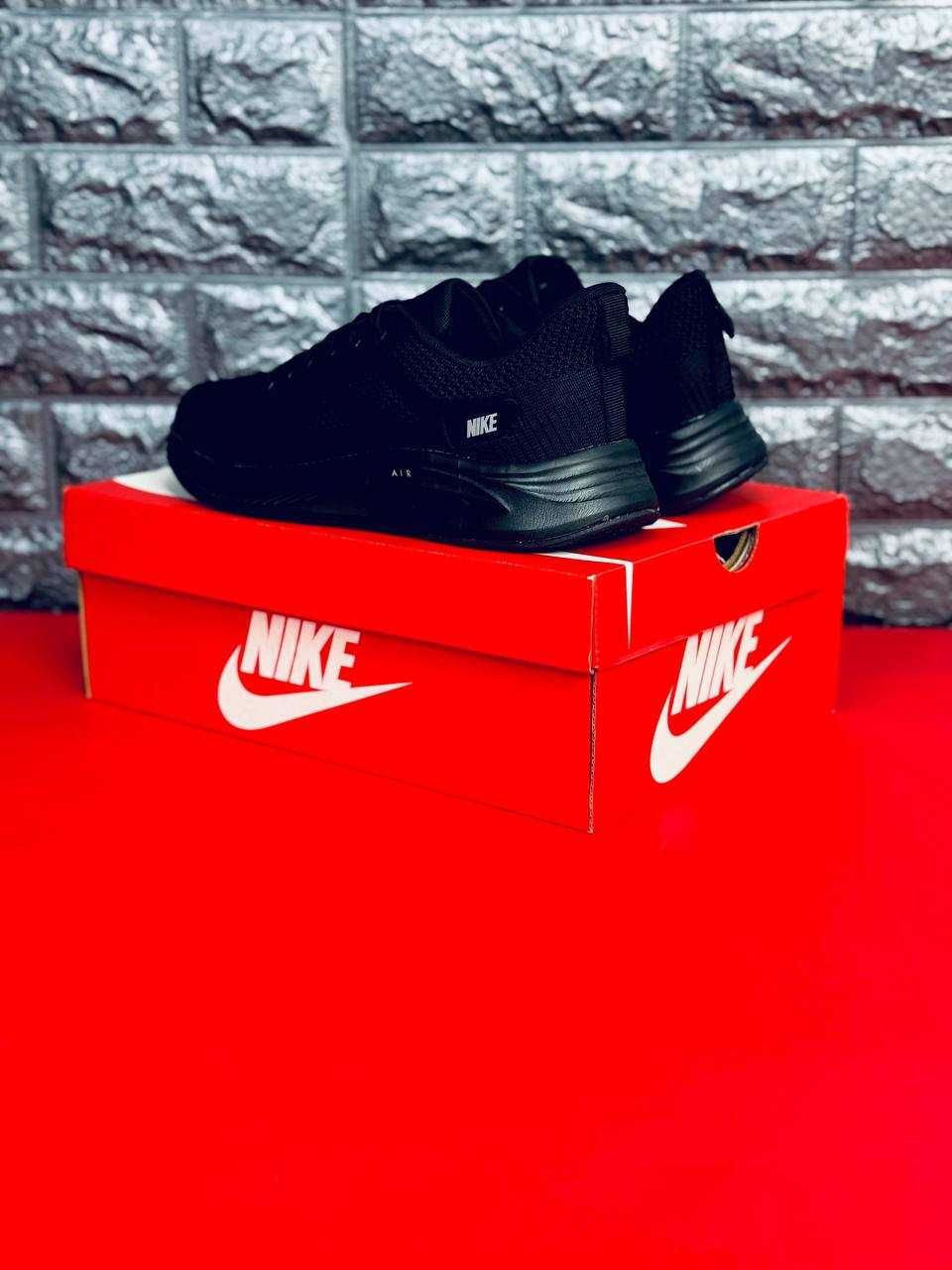 Мужские кроссовки Nike Спортивные черные красовки Найк 36-46