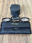 Vivitar series 1 Macro 10X, Vivitar Close-up +1,+2,+4 52 mm, фільтри