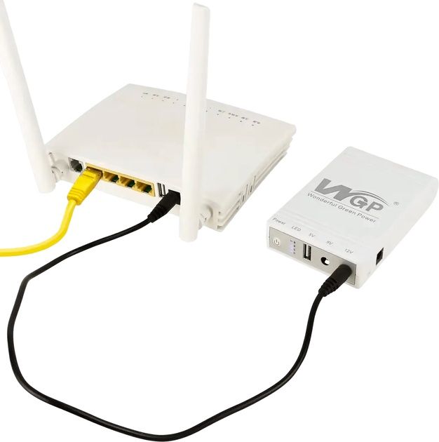 ДБЖ для роутера Mini UPS WGP 103 на 10400 mAh