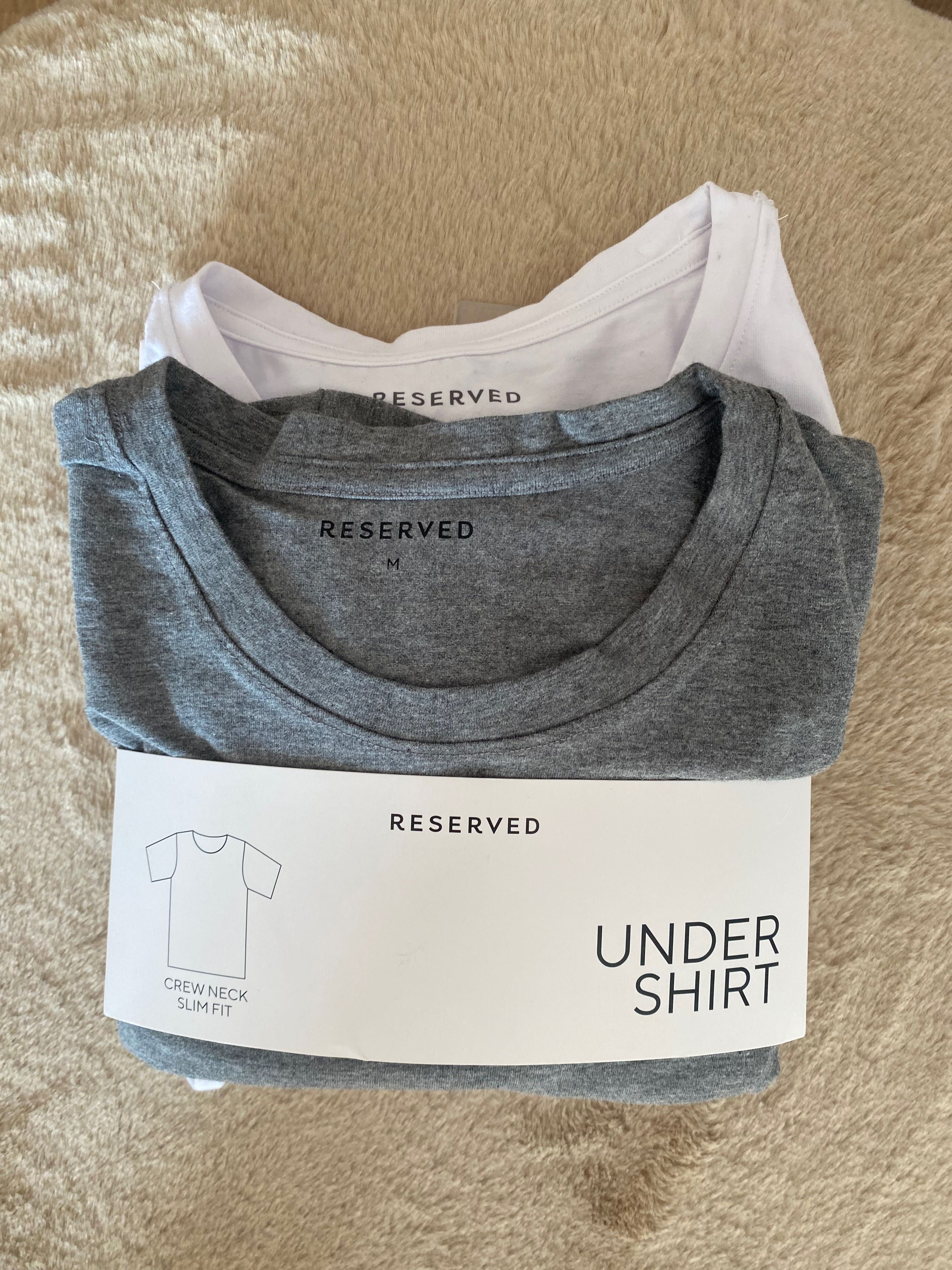 Чоловічі футболки Reserved, розмір M, нові, упаковка -2 шт