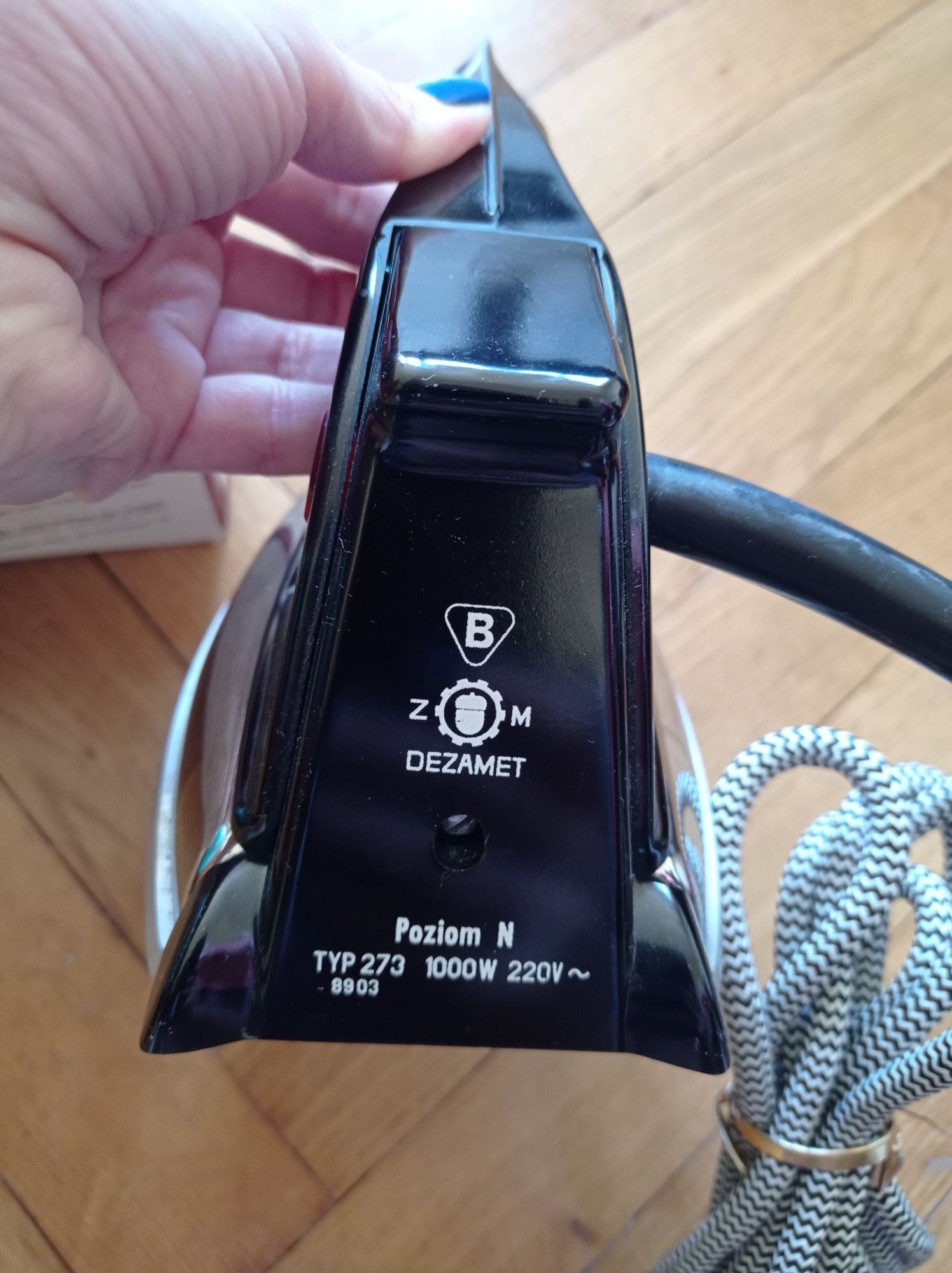 Żelazko Dezamet typ 273 PRL vintage