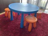 Conjunto de mesa cadeira para criança Mammut IKEA