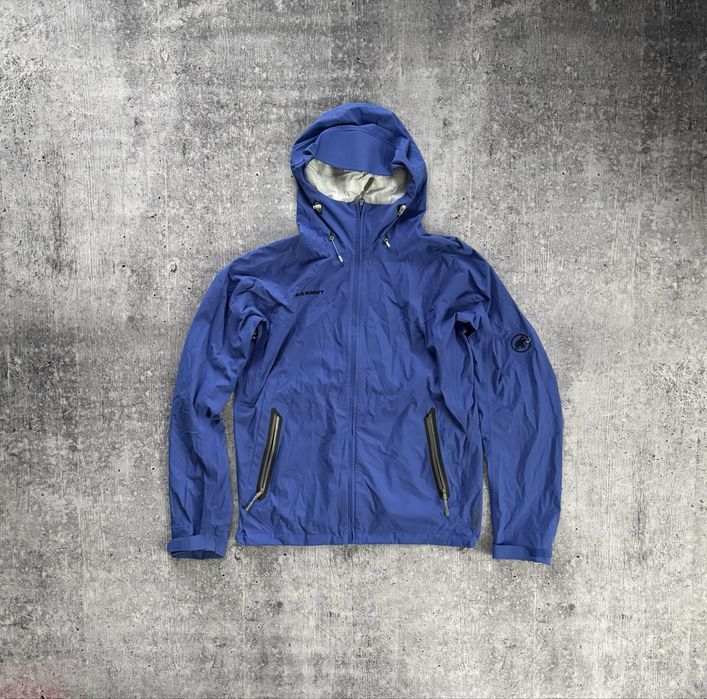 Куртка ветровка Mammut gore tex с капюшоном на мембране