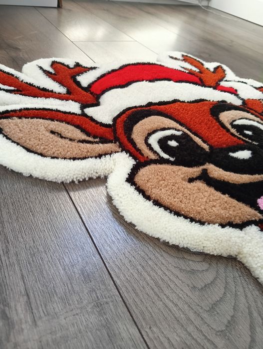 Sprzedam ręcznie robiony dywanik renifer