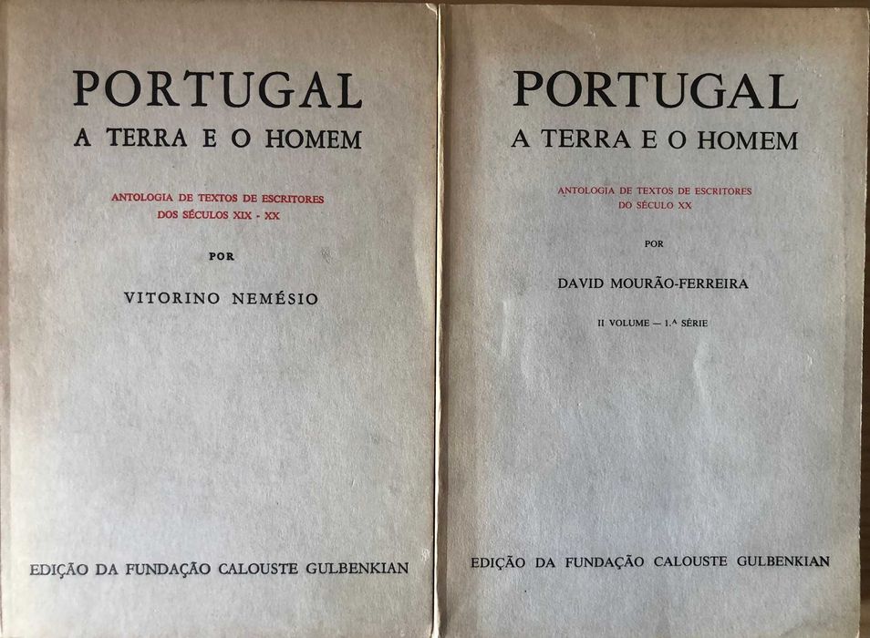 Portugal - A Terra e o Homem (Vols 1 e 2) - Mourão-Ferreira / Nemésio
