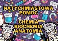 CHEMIA pomoc BIOCHEMIA  | Studia Egzaminu Kolokwium | korepetycje