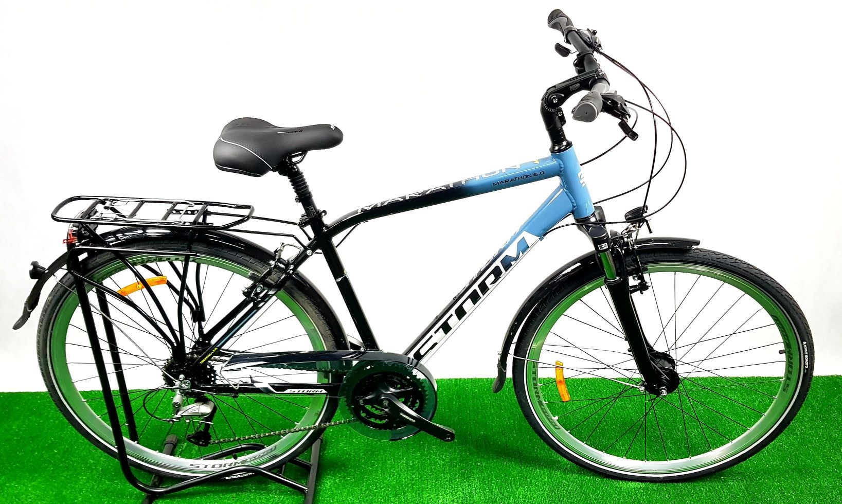 Rower Trekkingowy Alu 28" Shimano Alivio 3x8 Dynamo w kole Nowy Raty0%