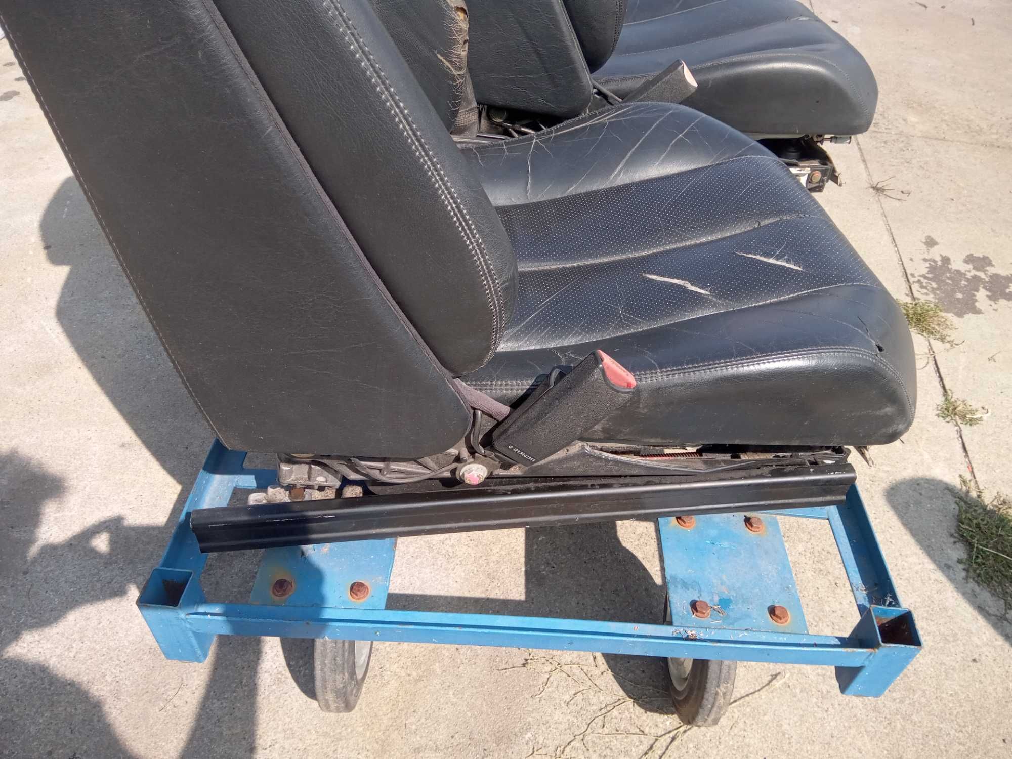 Fotel Kierowcy Lewy Mercedes SL R129 Czarna Skóra