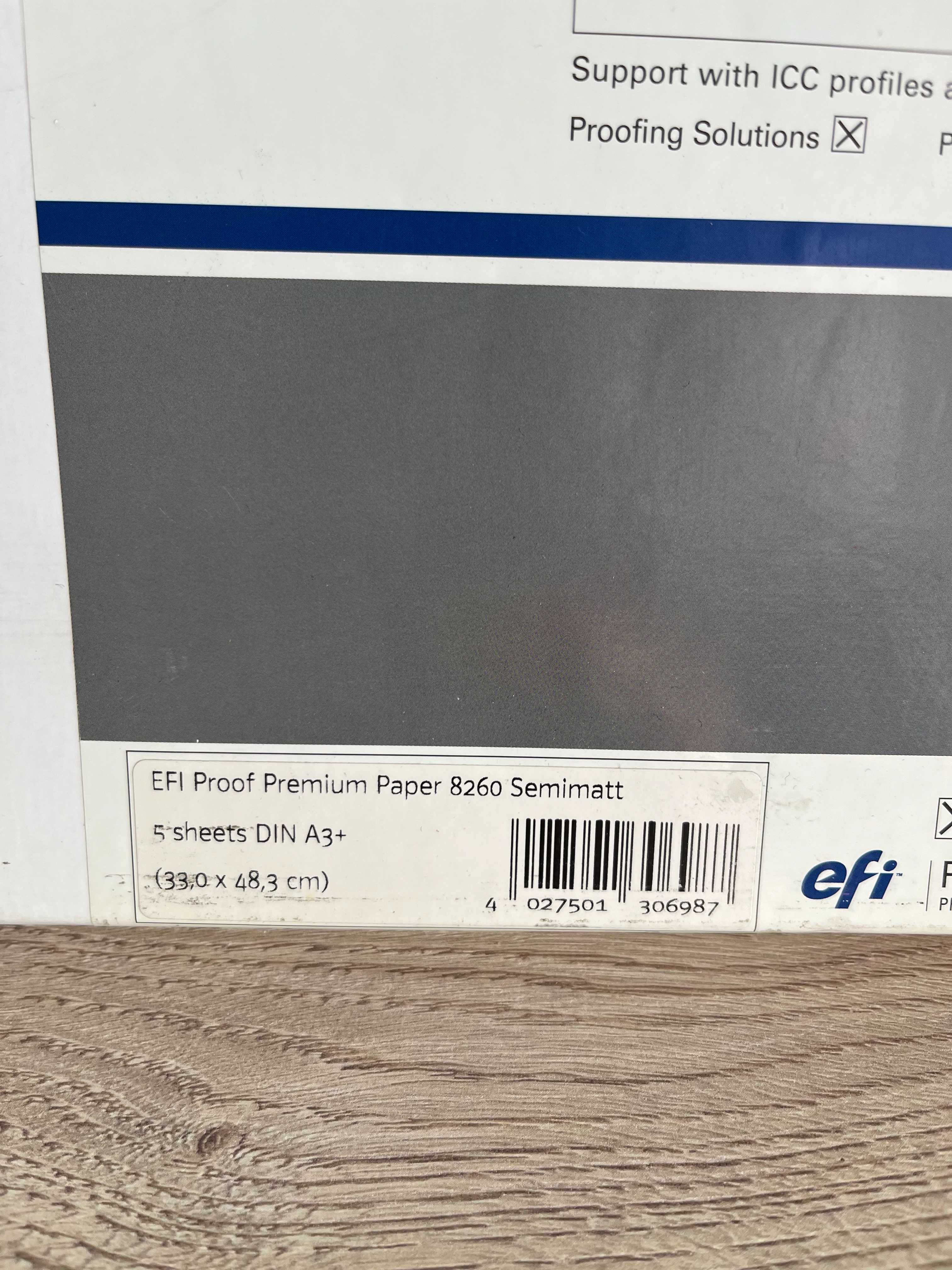 EFI Proof Premium papier 8260 Semimatt A3+ opak 5 arkuszy