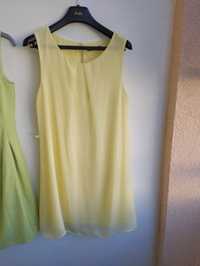 Żółta sukienka damska rozmiar 38