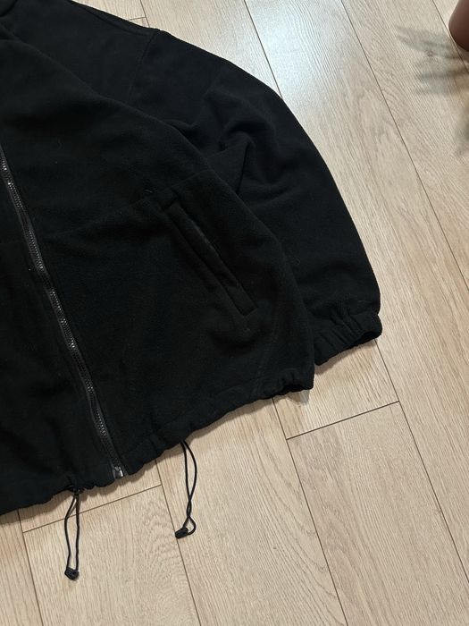 Базова чорна фліска чоловіча флісова кофта оверсайз oversize m l , м л