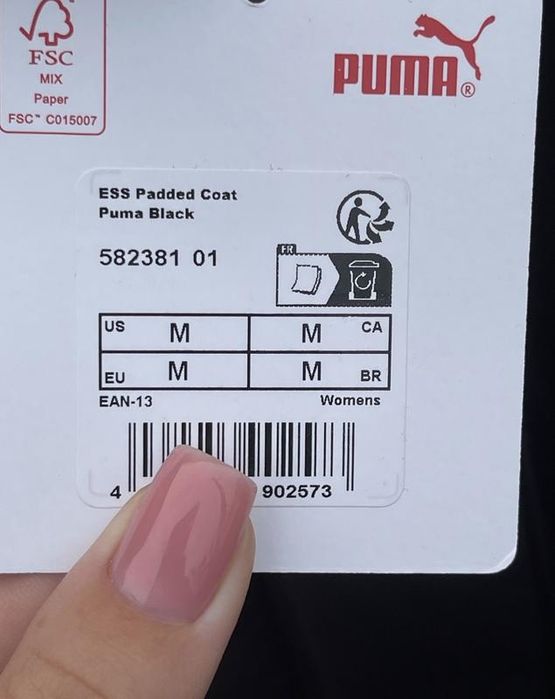 Нова Куртка Puma Ess 582381_01 Оригінал Курточка Пальто пума XS M
