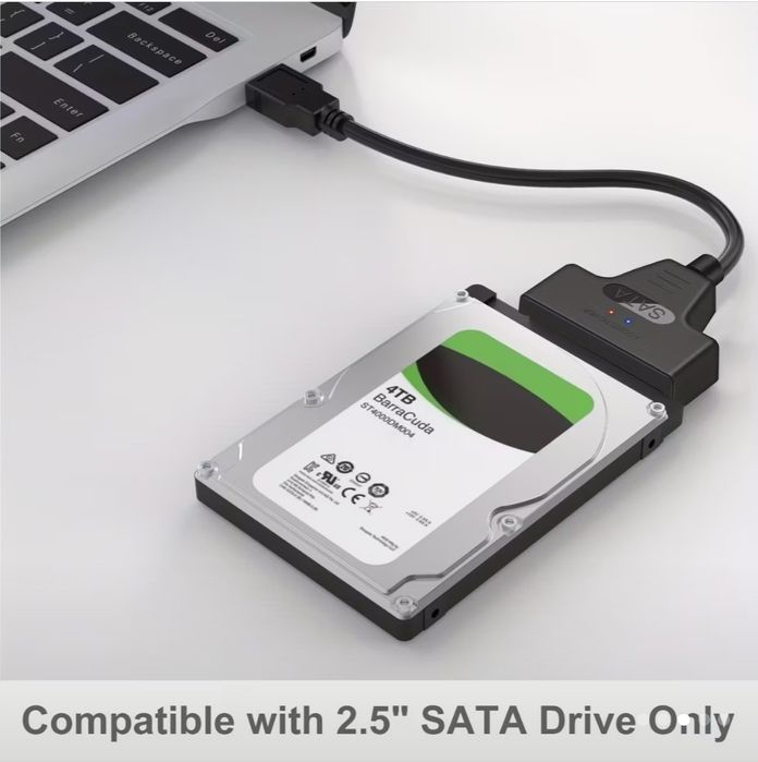 кабель адаптер високошвидкісний USB 3.0 до SATA III для 2.5-дюймових H