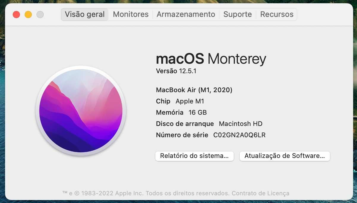 MacBook Air M1 2020 | 16GB RAM | 256GB SSD | Excelente Estado