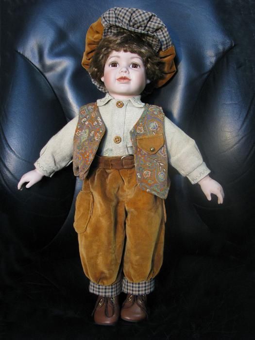 кукла коллекционная фарфоровая Германия номер 50см