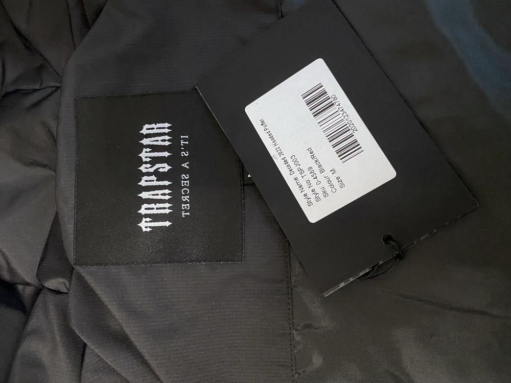 Trapstar Decoded Hooded Puffer 2.0 Jacket Infrared Edition