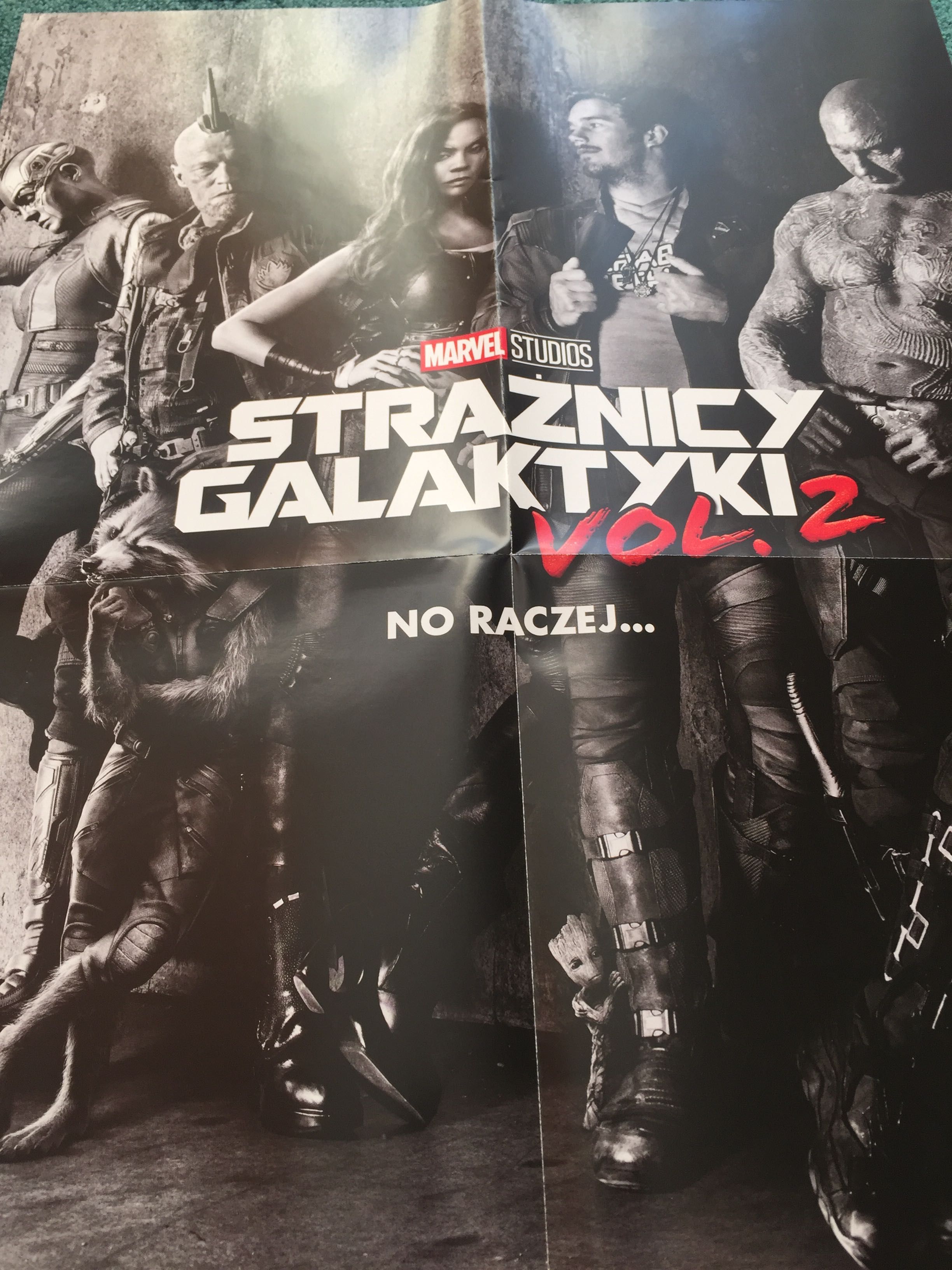 Plakat Strażnicy Galaktyki vol 2 Marvel studios jednostronny unikat