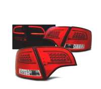 FAROLINS TRASEIROS LED PARA AUDI A4 B7 AVANT 04-08 VERMELHO BRANCO