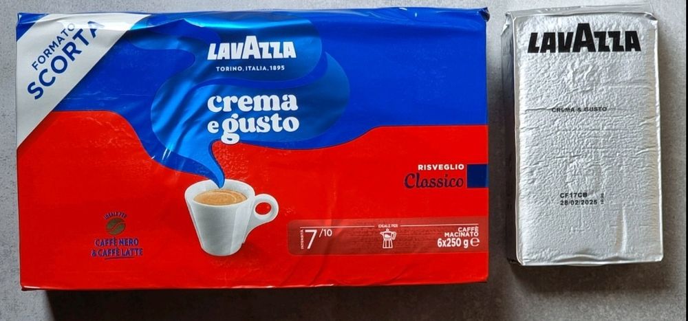Кава мелена Lavazza Crema e Gusto Classico, Італія