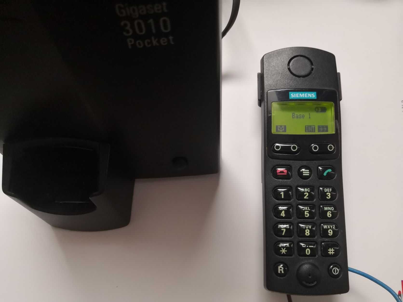 Telefon DECT, Siemens 3010 Pocket, brak baterii.