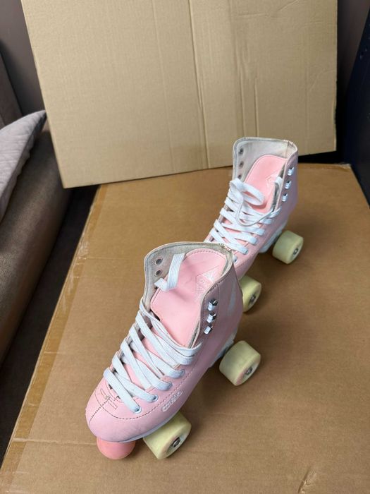 Wrotki OXELO rozmiar 35 różowe