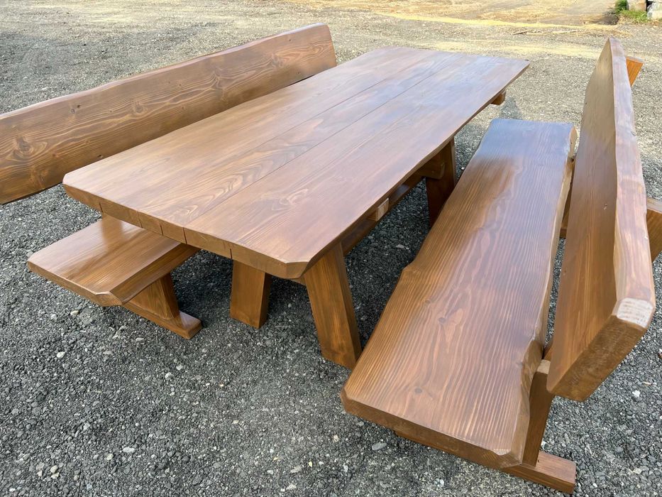 WYPRZEDAŻ! Góralskie Meble Ogrodowe z litego drewna, meble do ogrodu