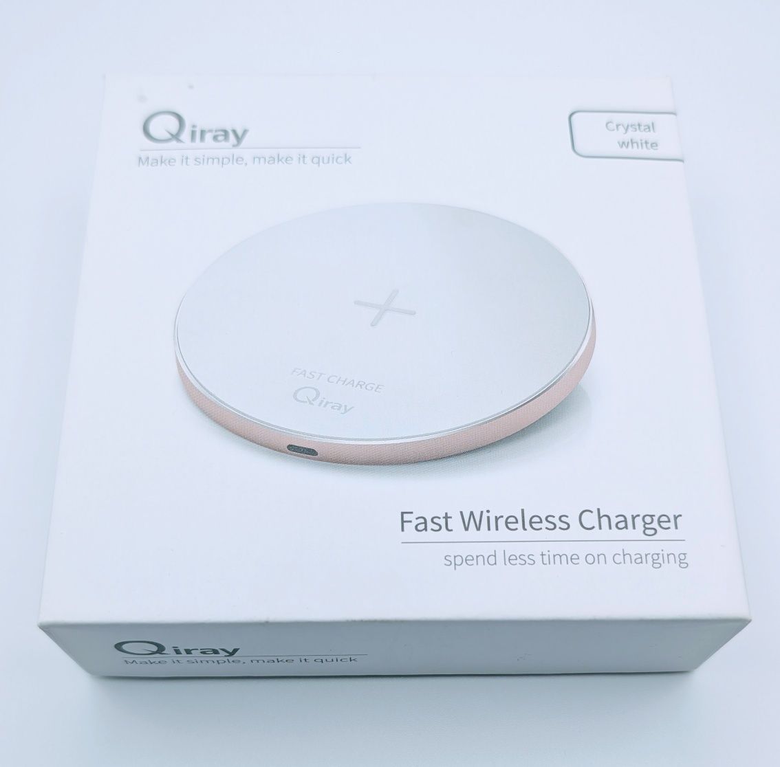 NOWA Ładowarka indukcyjna 10W Qiray F10 Biała