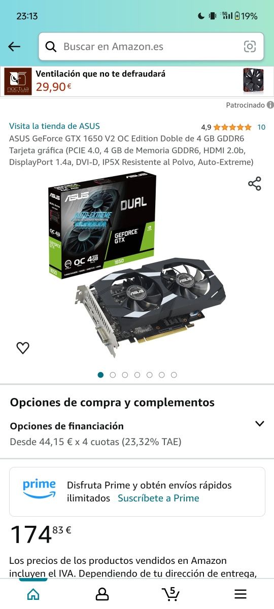 GTX 1650 ASUS B2 4GB