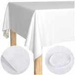 Obrus 140x340 plamoodporny Klasyczny biały biel